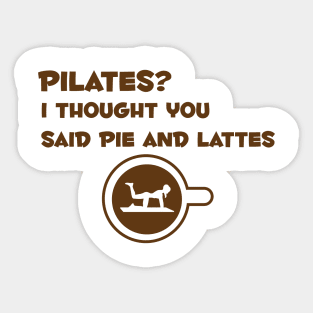 Fun Pilates design Sticker